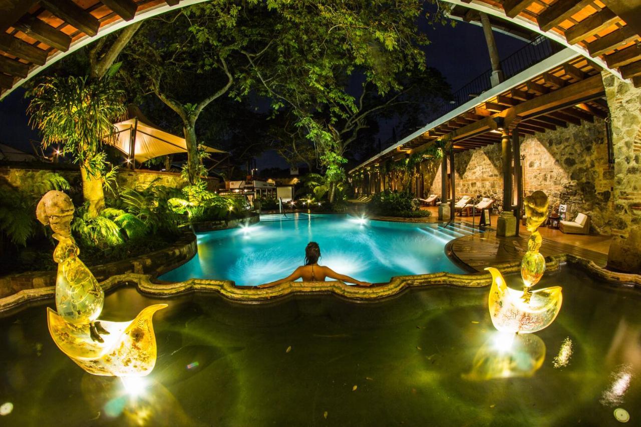 Hotel Museo Spa Casa Santo Domingo Antigua Kültér fotó The resort's swimming pool